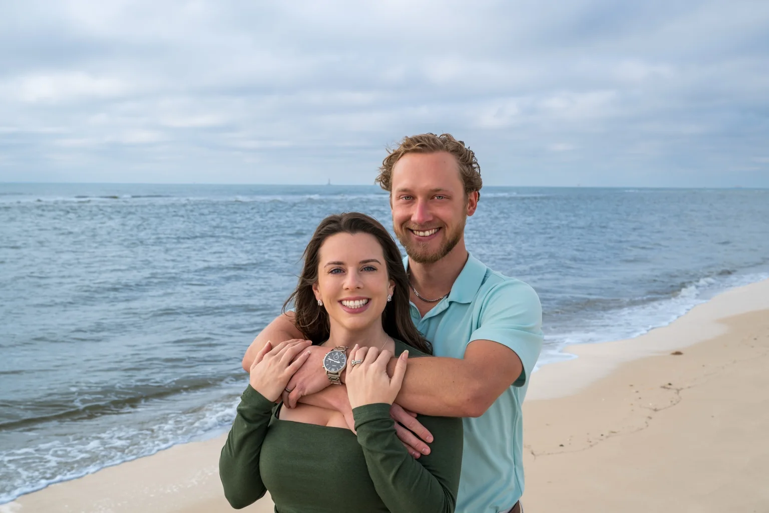 Coastal couple portrait in Gulf Shores Alabama designed for framed wall art, albums, heirloom prints, and family history.