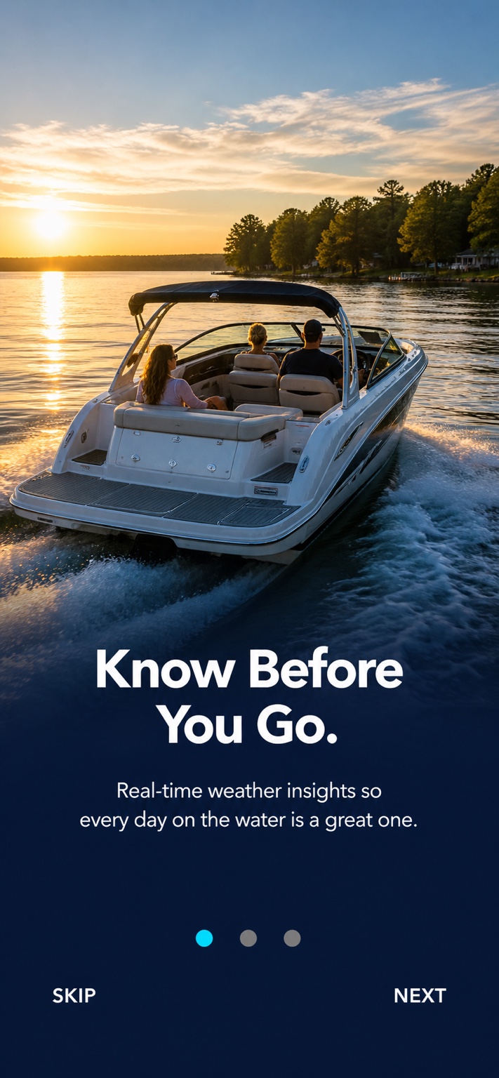 SafeBoat Know Before You Go app screen