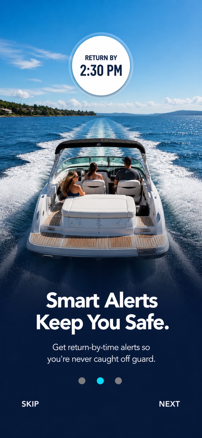 SafeBoat Smart Alerts screen